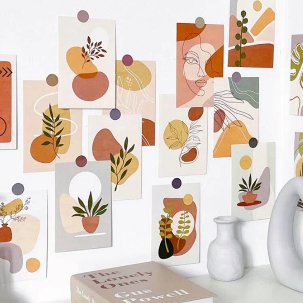 Abstract Pattern 15 Random Postcards Wall Art